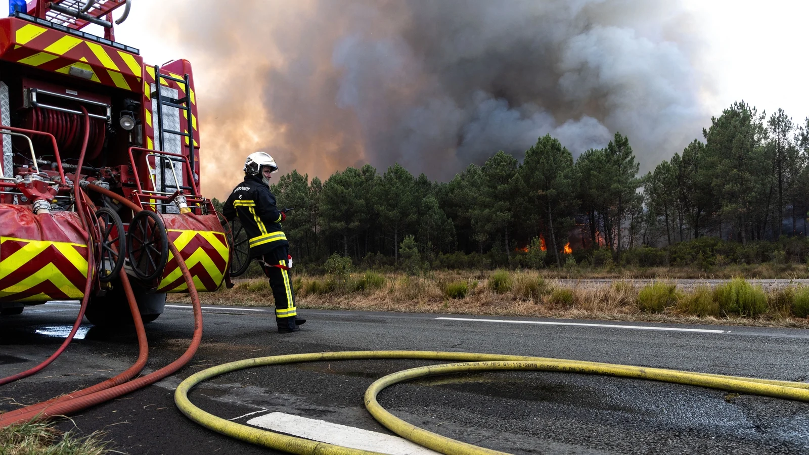 Spanish Firefighters See Progress Against Wildfires