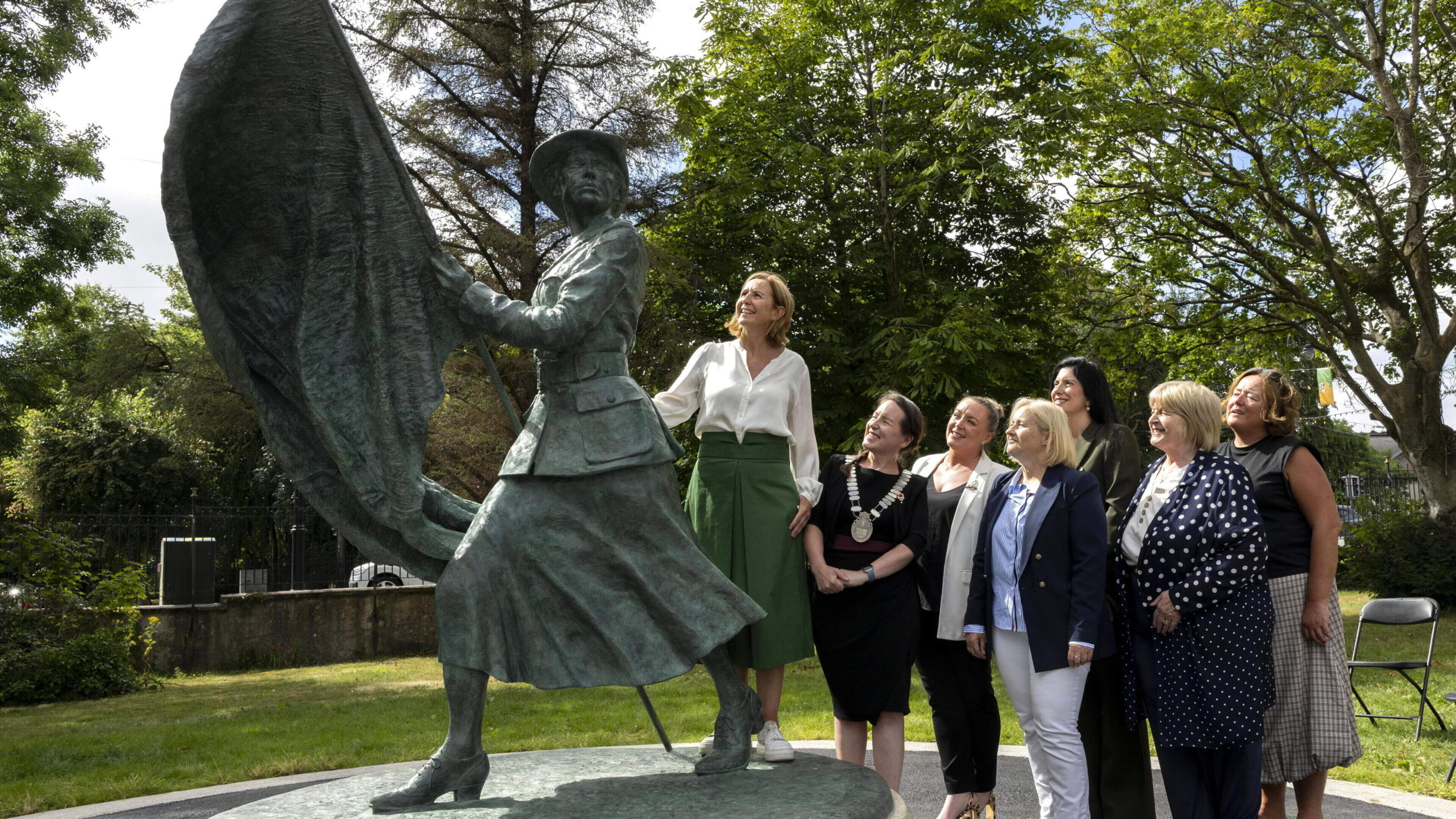 Sculpture Unveiled Honoring Kerry Women in Revolution