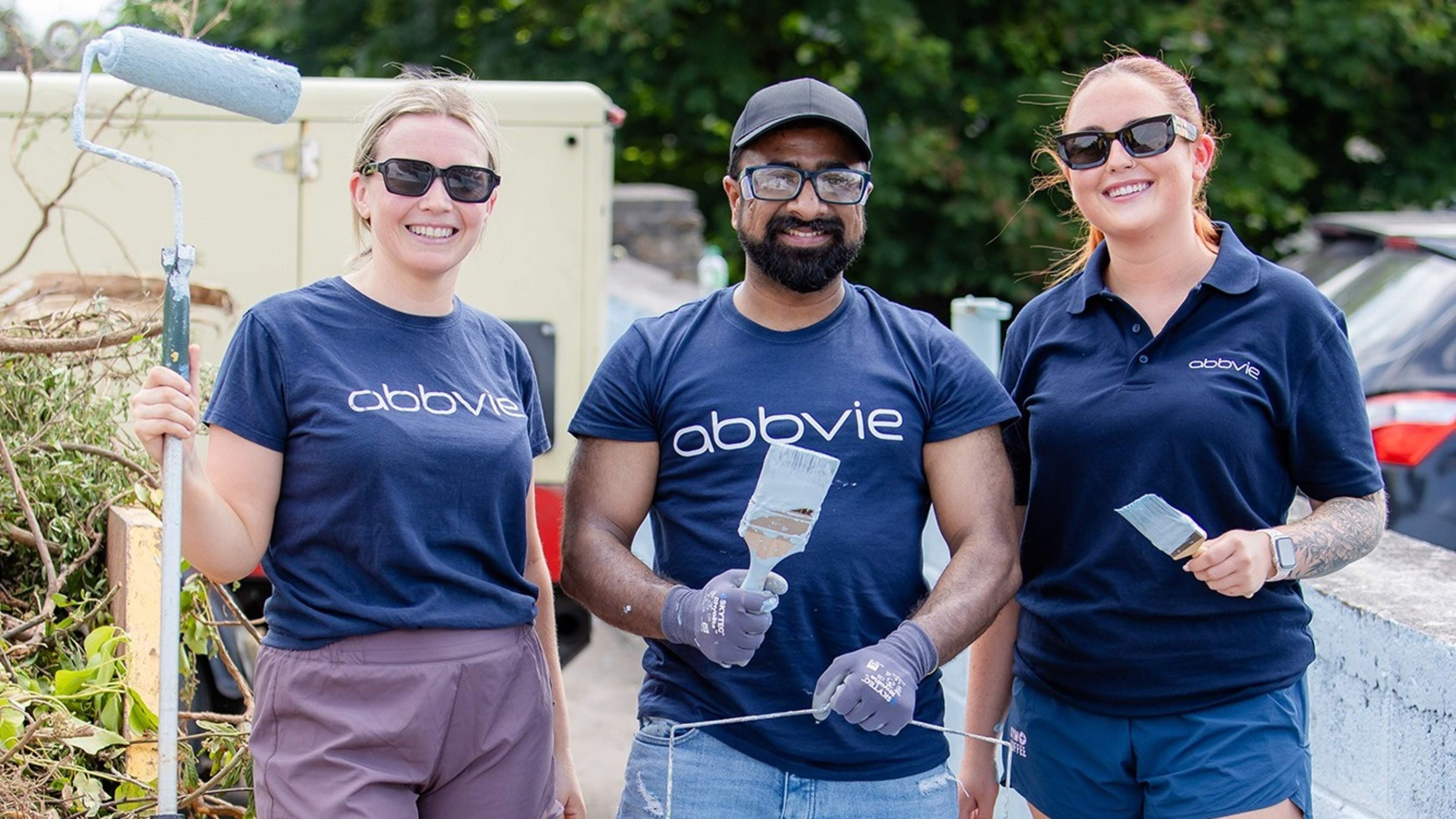 AbbVie Volunteers Transform Cork School Outdoor Area