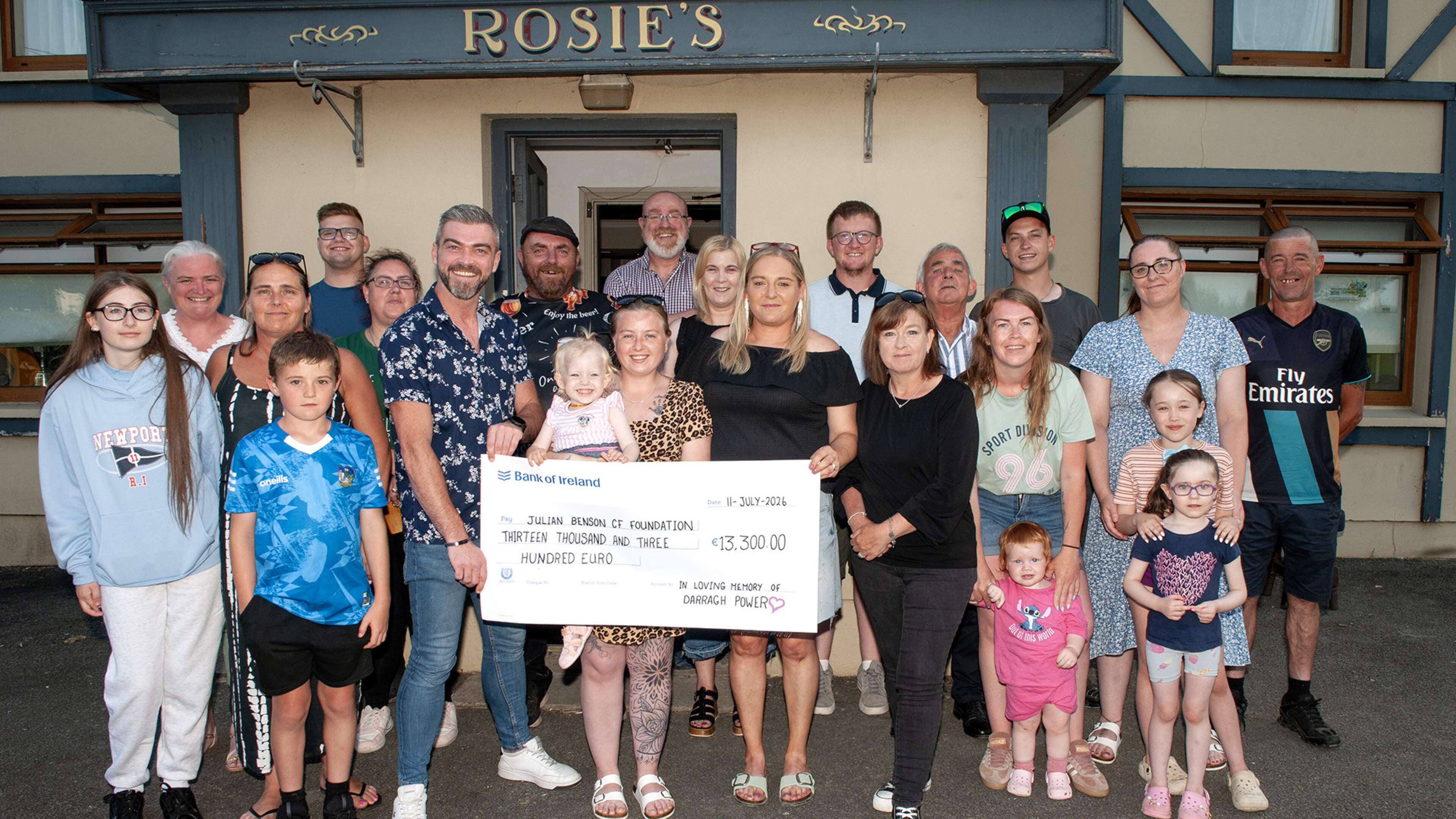 Wexford Family Raises €13,300 for CF Foundation