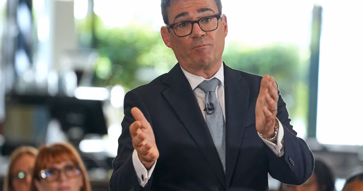 Andy Burnham Discusses North Sea Oil with Trump