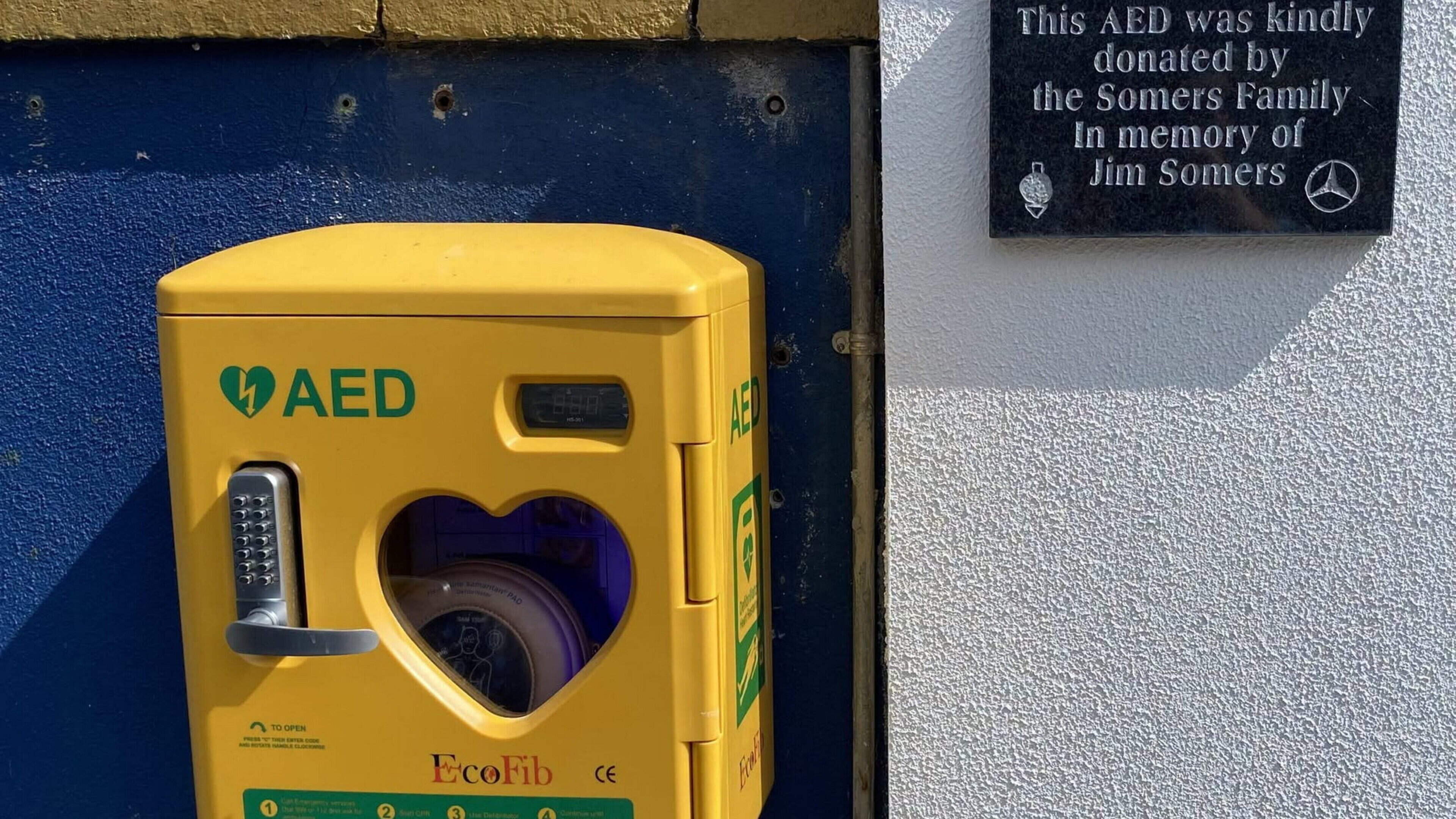 Somers Commercials Upgrades Defibrillator in Camolin