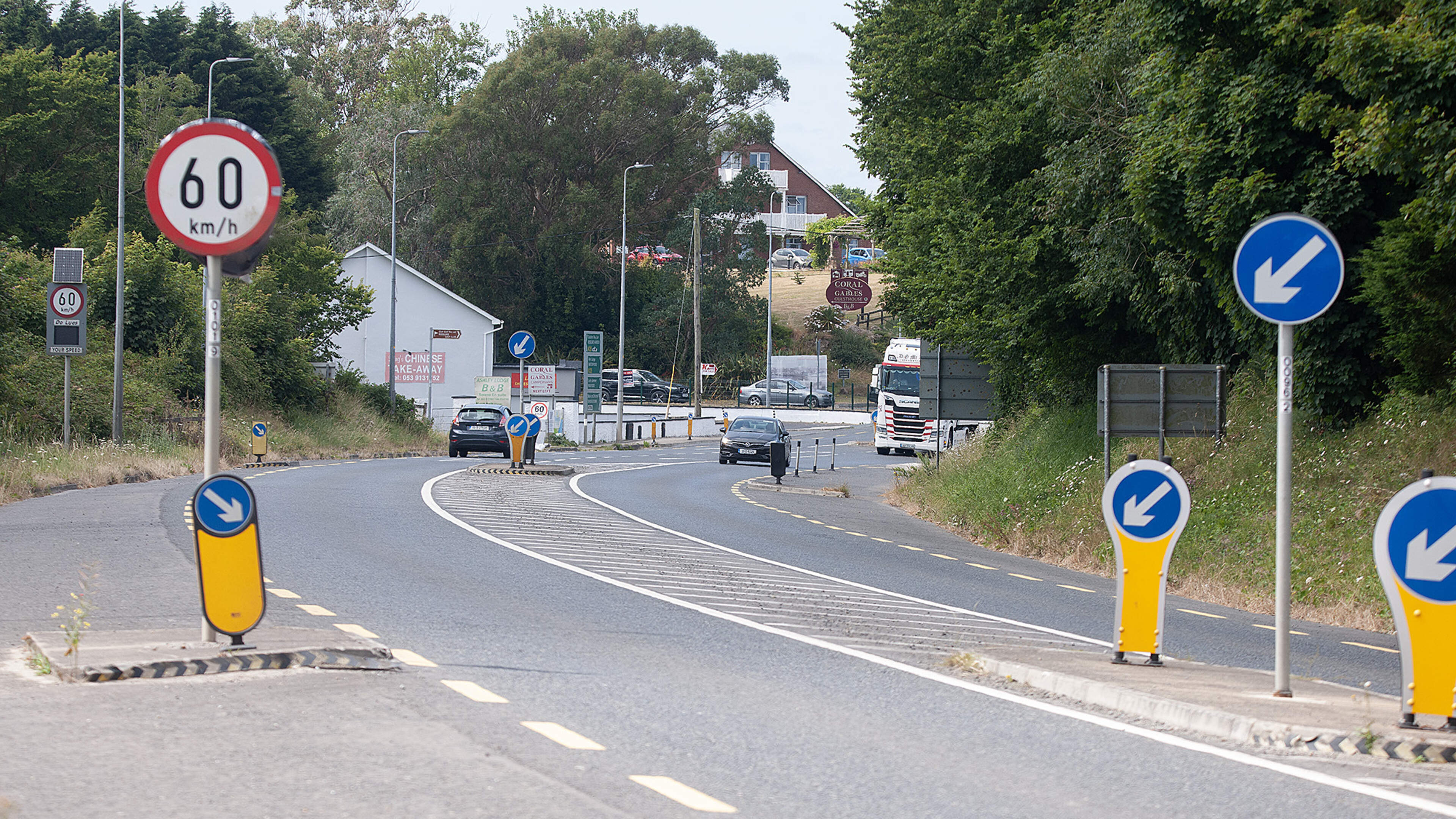 Safety scheme in Tagoat village due to traffic increase