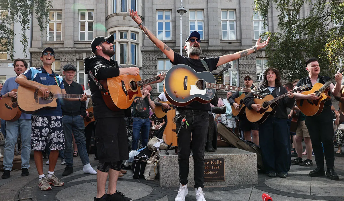 Memorial Held for Glen Hansard in Dublin
