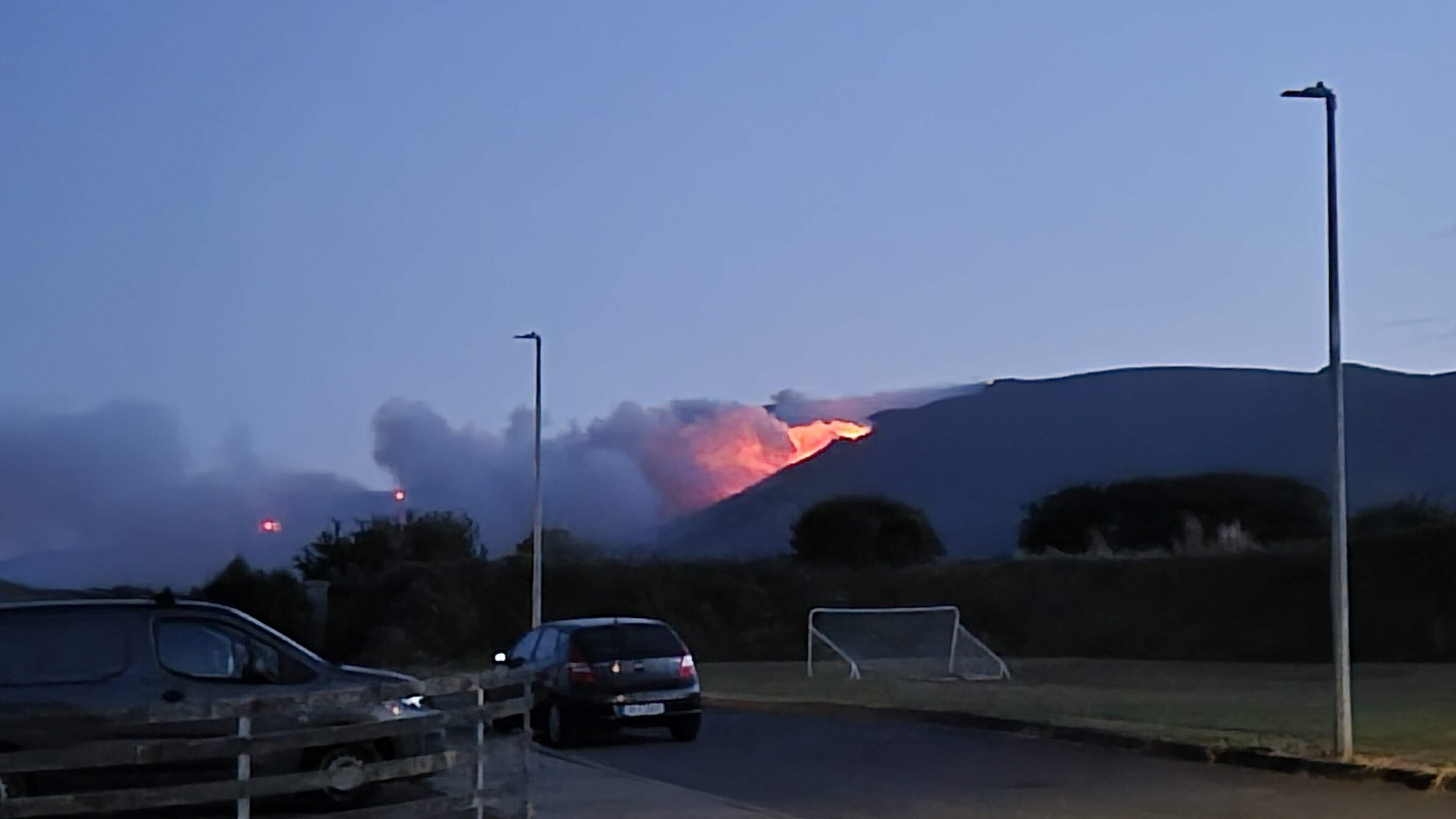 Fire in Comeragh Mountains Continues Over Weekend