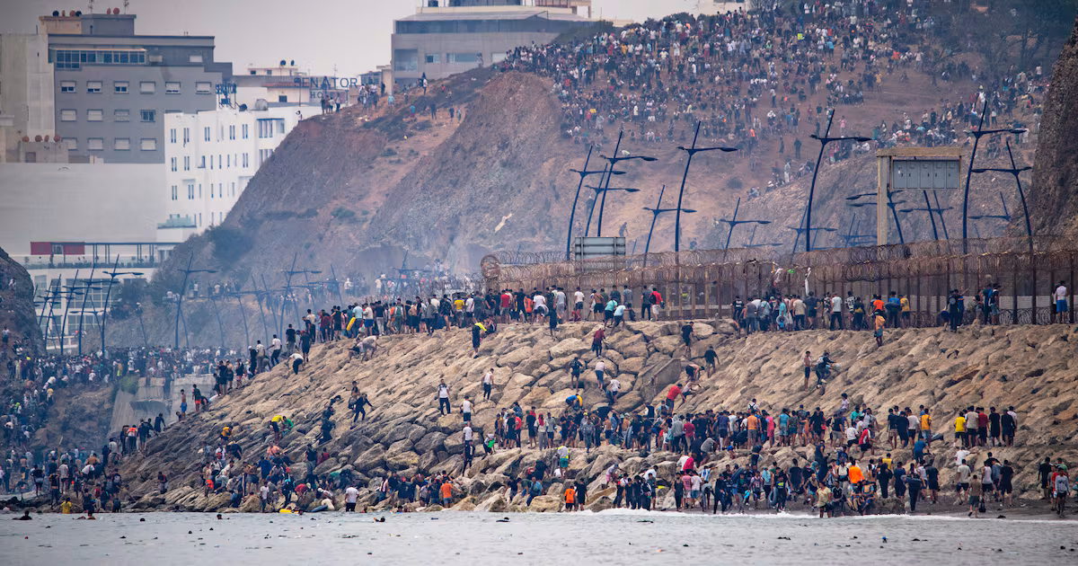 Massive Migrant Influx Hits Spain's Ceuta Territory