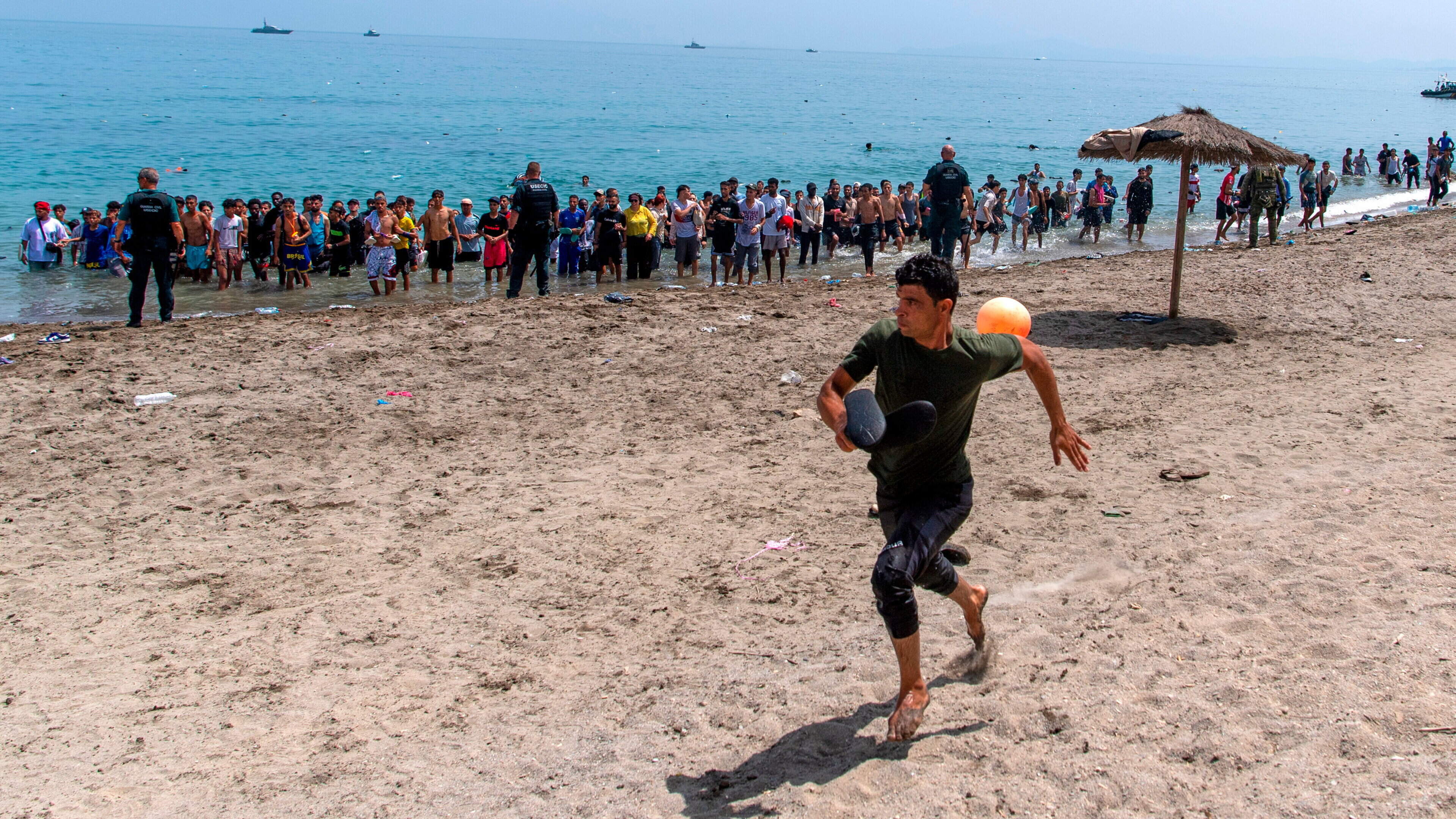 60,000 Migrants Cross into Spain's Ceuta in One Day