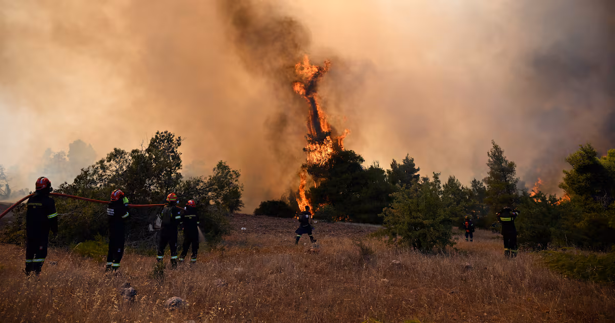 Briton survives Greek helicopter crash during wildfires