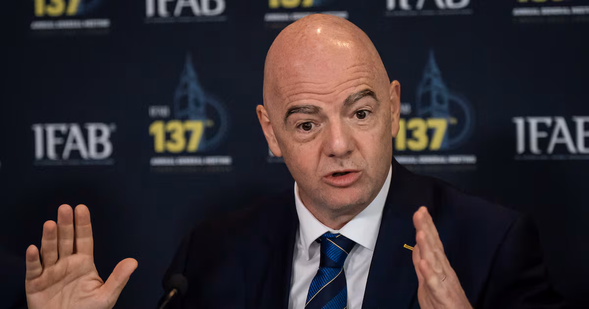 FAW withdraws support for Gianni Infantino
