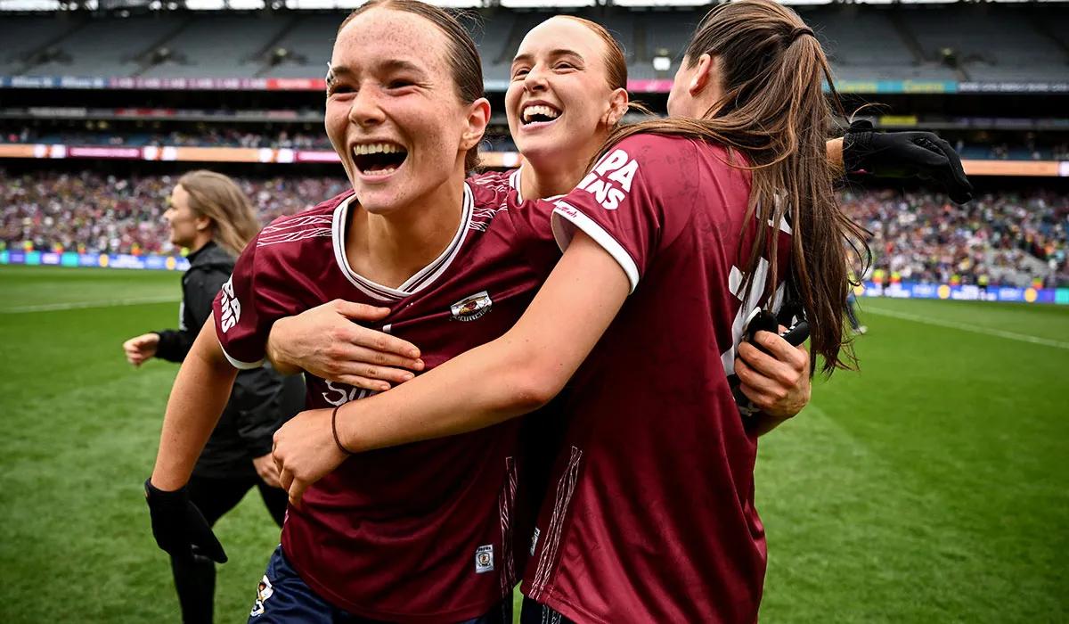 Divilly Sisters Celebrate All Ireland Football Win