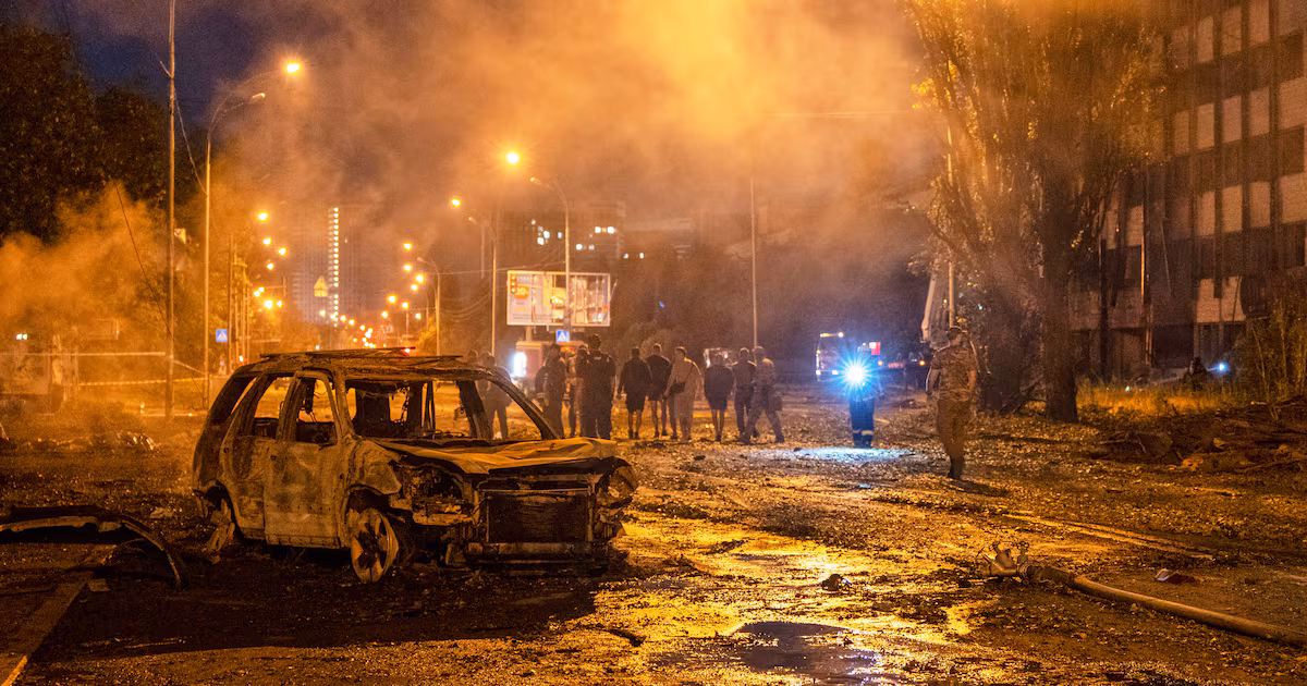 Russian Planes Bomb Southern Ukrainian City