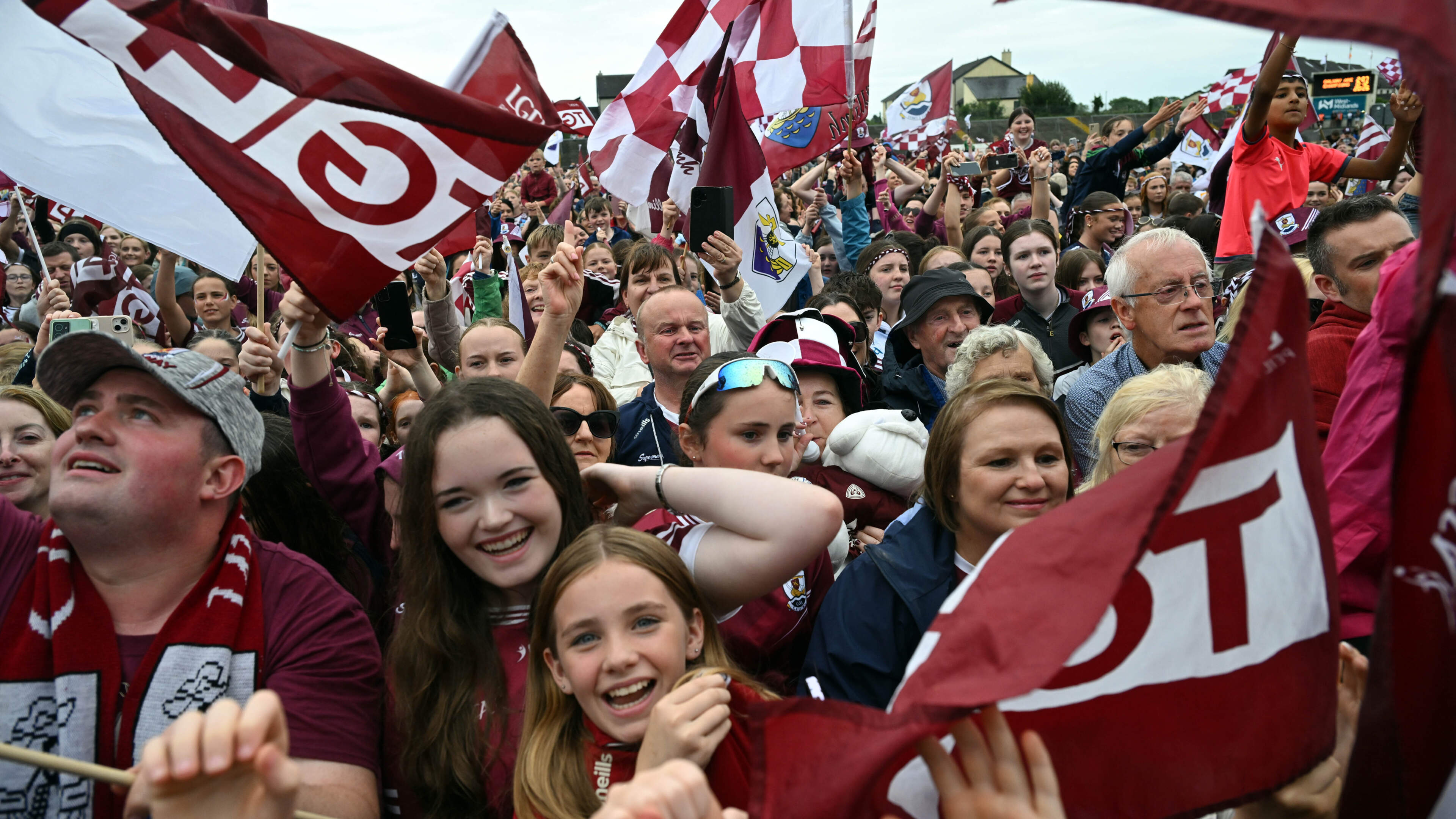 Galway Celebrates All-Ireland Ladies Champions