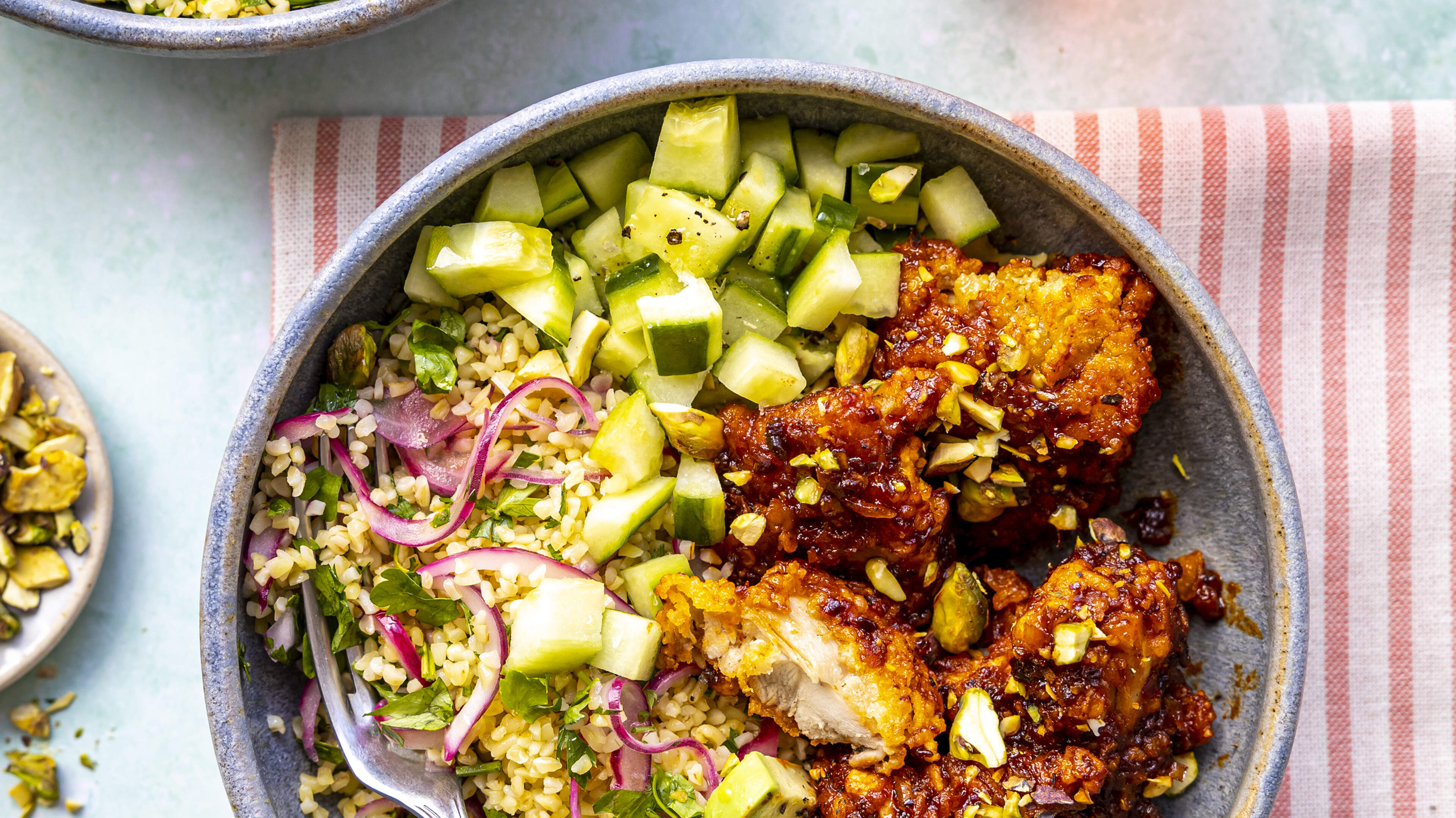 Harissa Honey Chicken Bowl Recipe