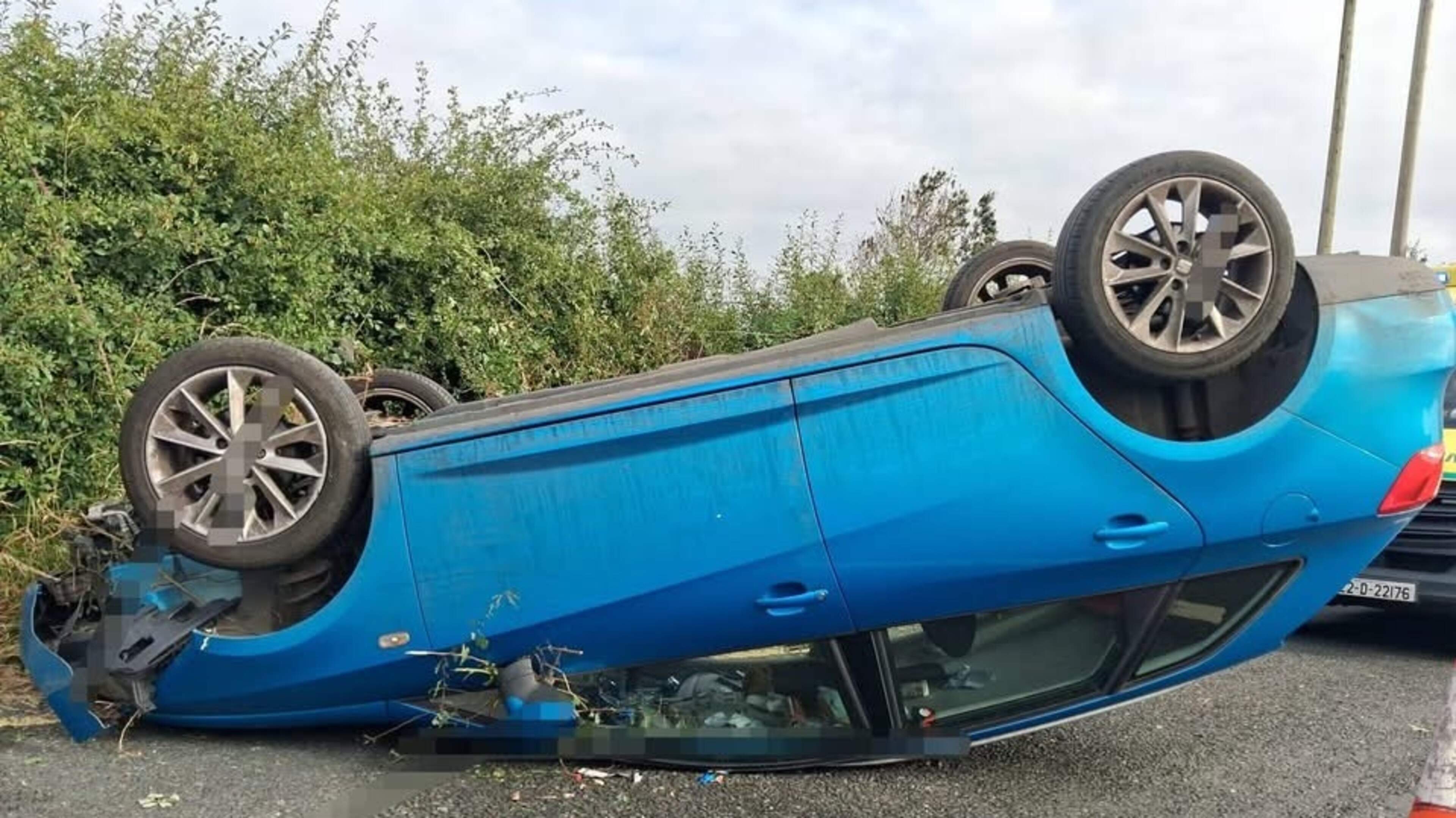 Driver tests positive after Kildare car crash