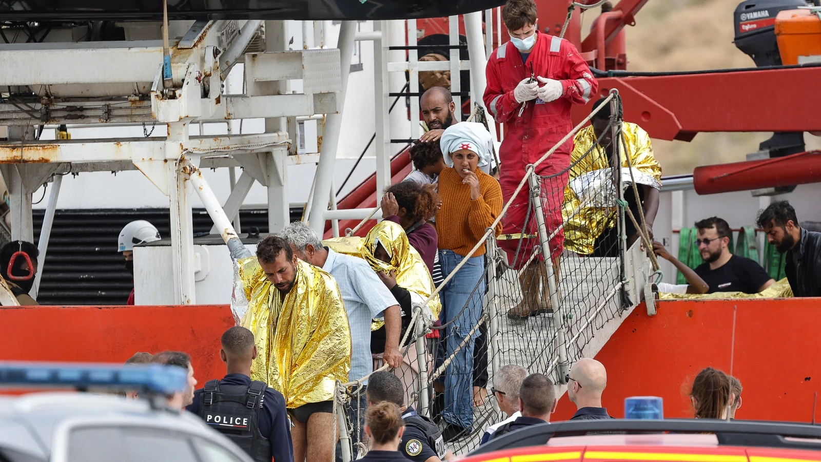 Over 150 Rescued After Boat Fire in Channel