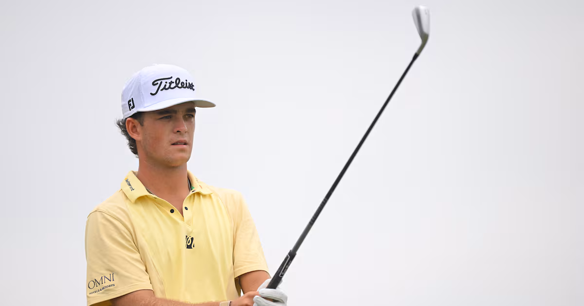 Jackson Koivun Competes in Wyndham Championship