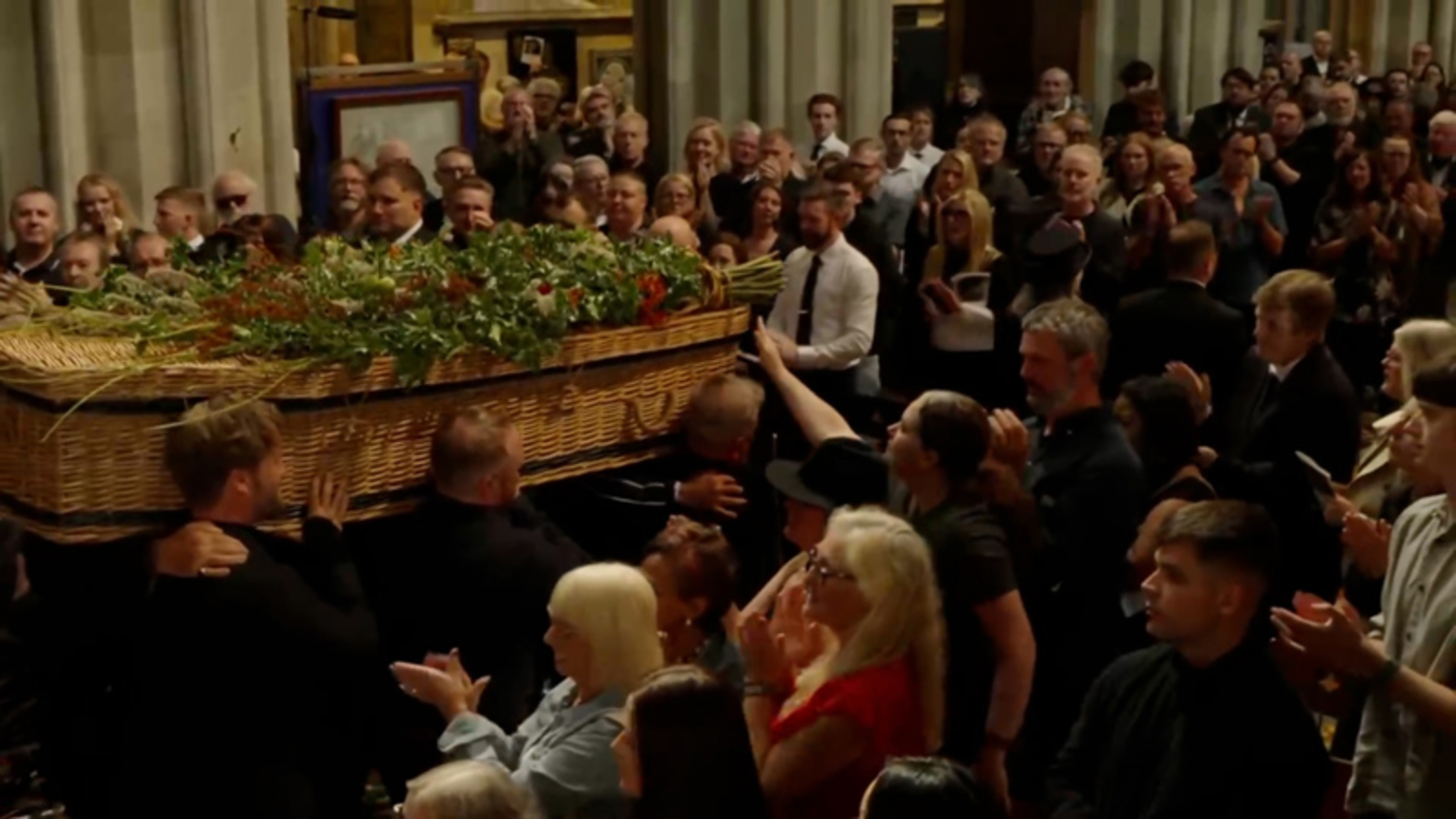 Homeless Man Attends Musician's Funeral