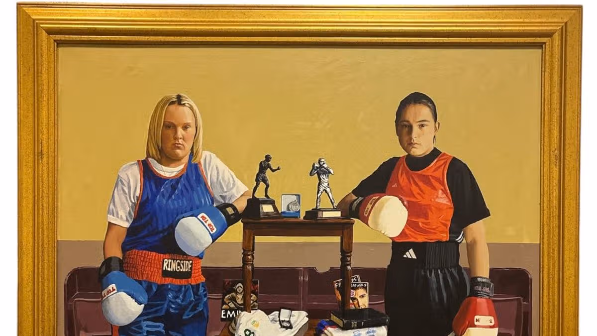 Katie Taylor's Portrait Auction Before Final Match