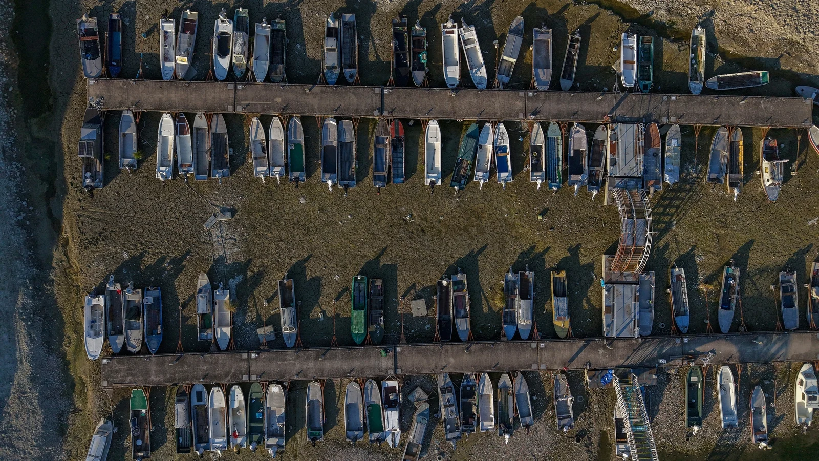 Danube River Hits Record Low Water Levels