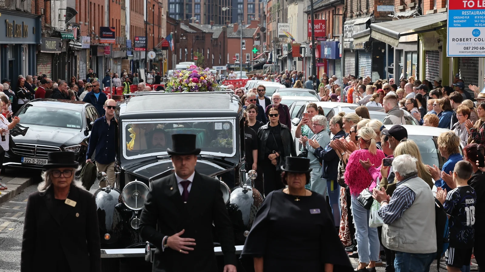 Funeral of Brenda Fricker Held in Dublin