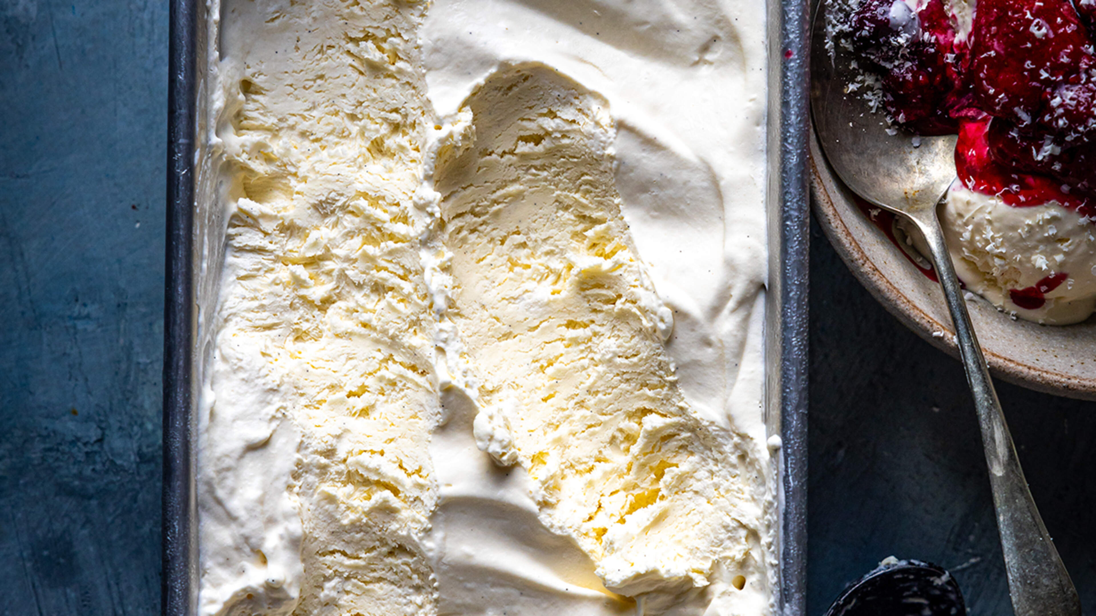No Churn Vanilla & Sea Salt Ice Cream Recipe