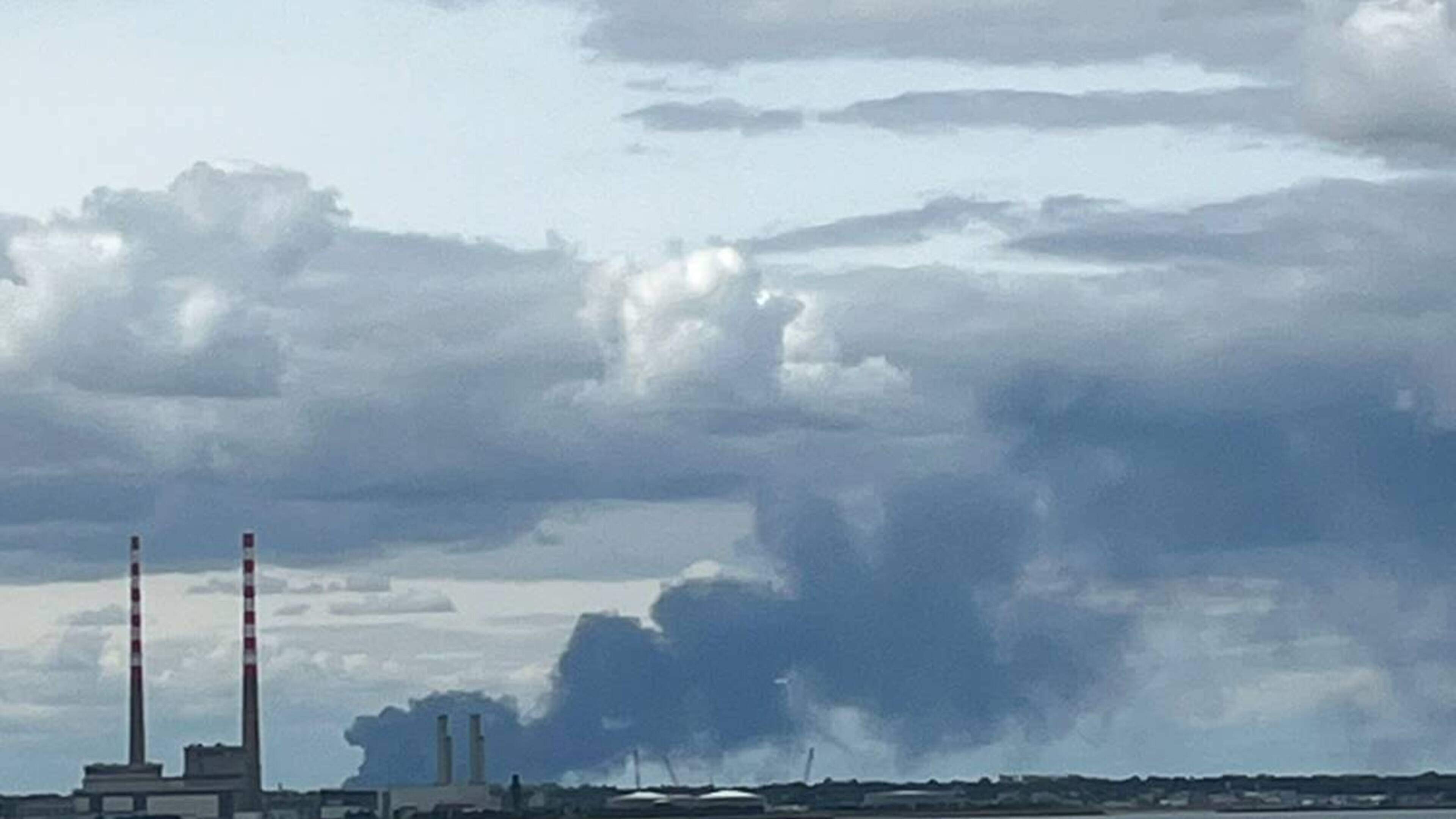 Industrial Fire Breaks Out in North Dublin