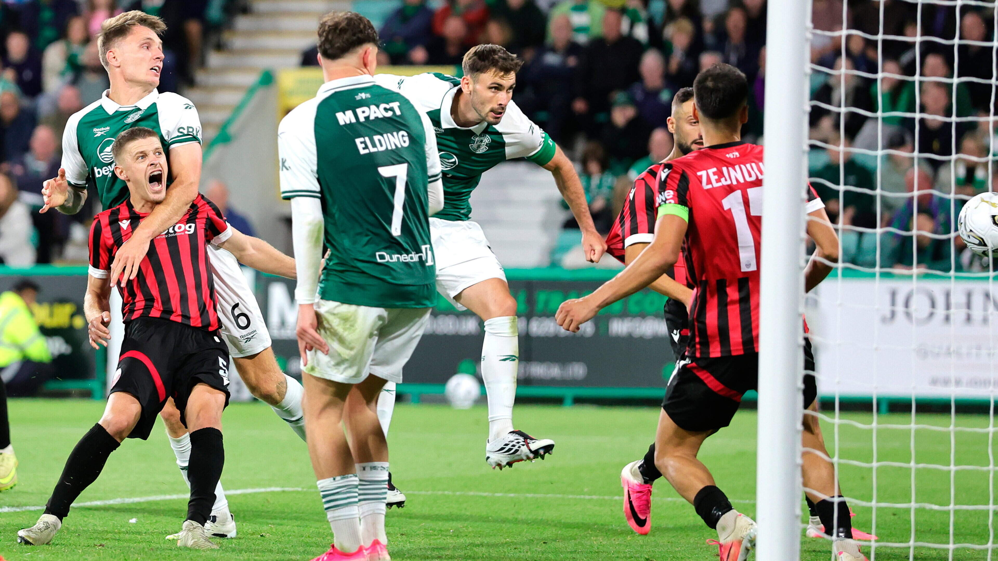 Hibernian Wins Conference League Match