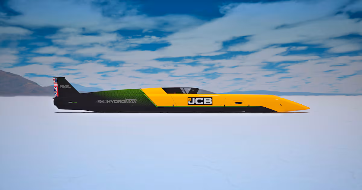 JCB Hydromax sets new high speed record
