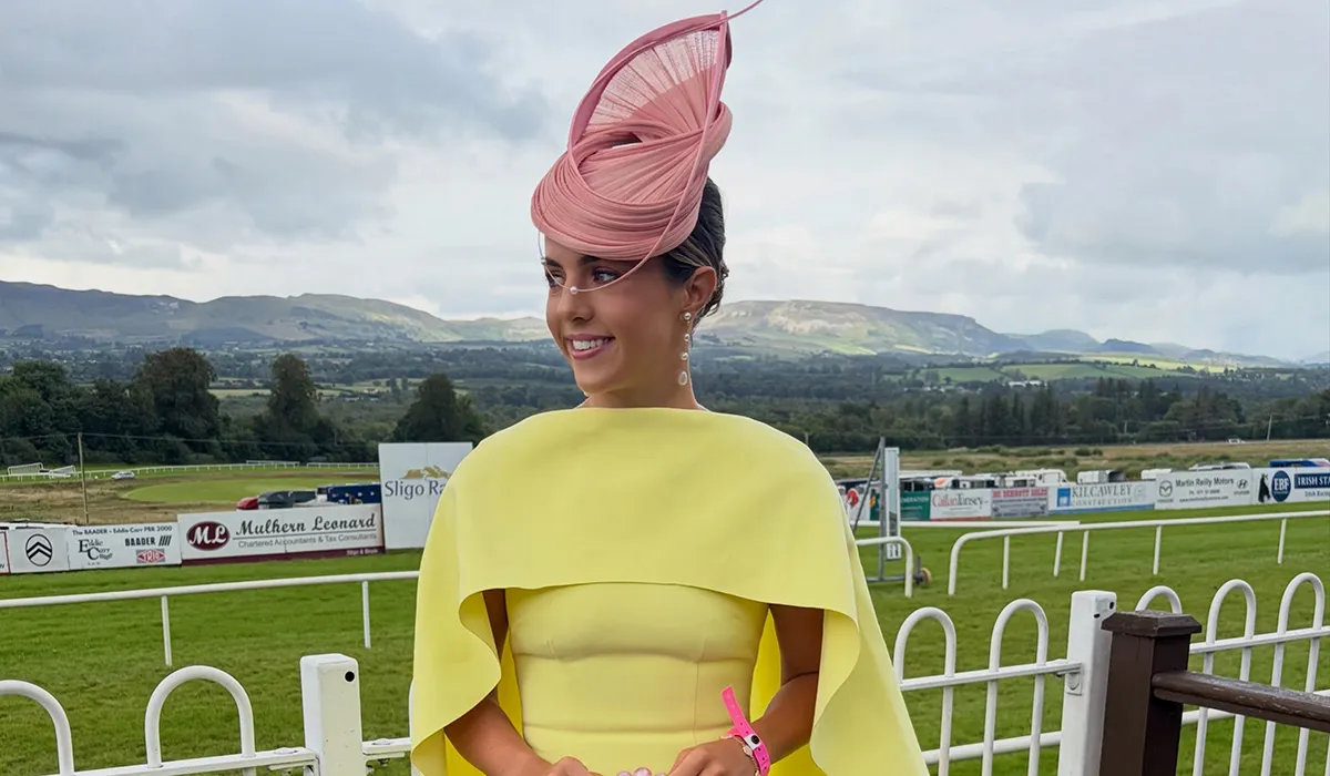 Leah Kelly Wins Best Dressed at Sligo Races