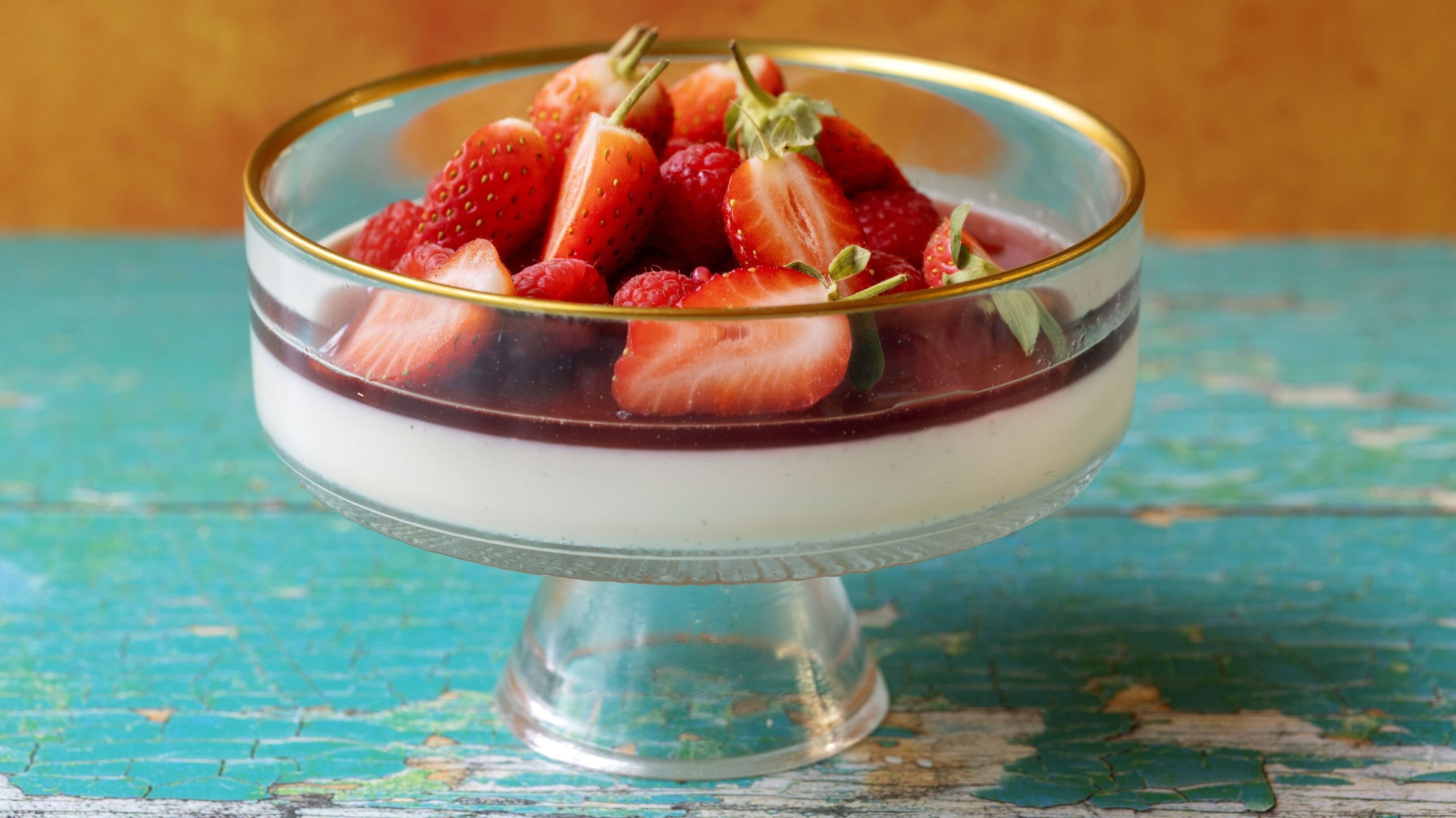 Strawberry Panna Cotta Recipe