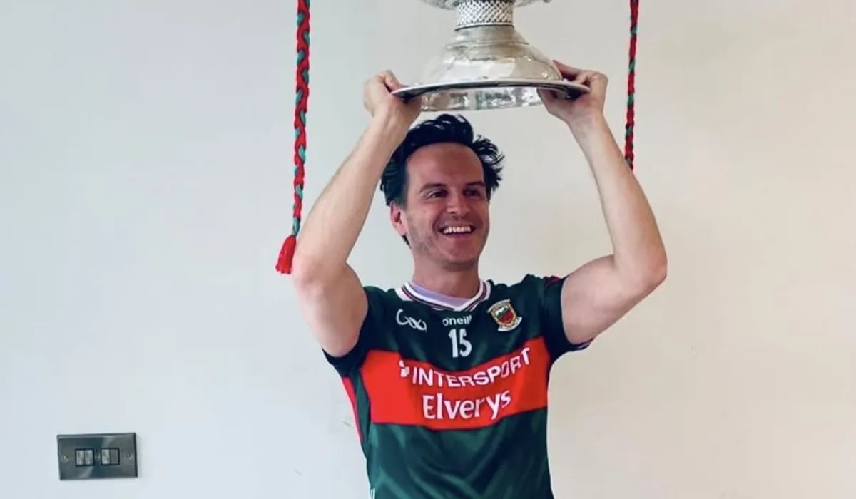 Andrew Scott Celebrates Mayo's All-Ireland Win
