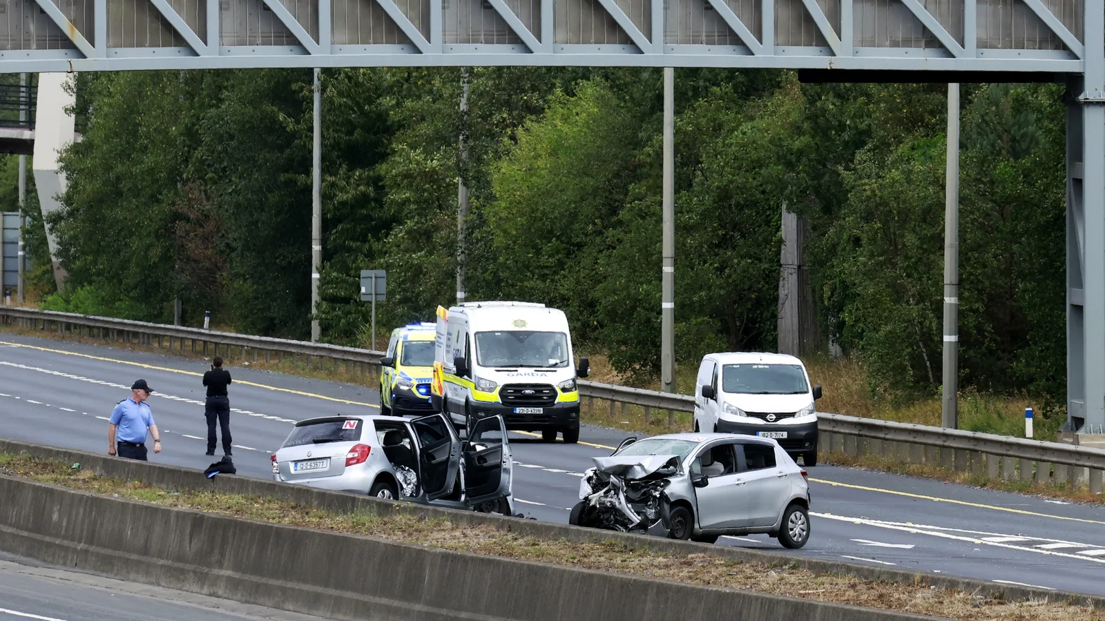 Nine injured in M50 crash in Dublin