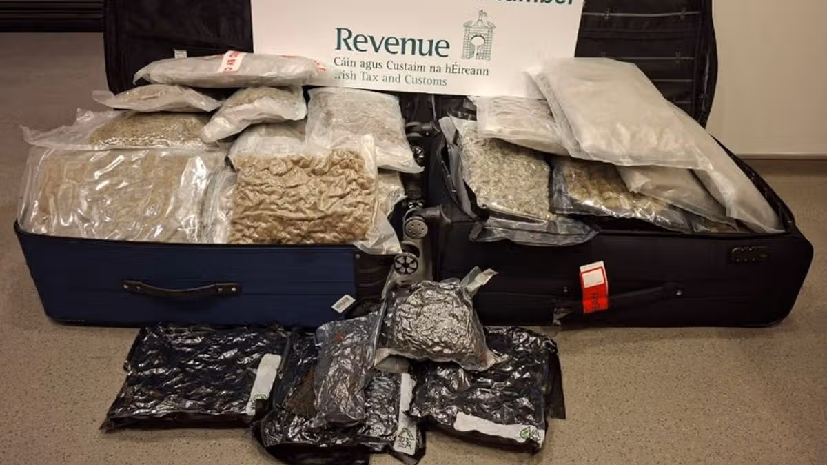 €950k Drugs Seized at Dublin Airport