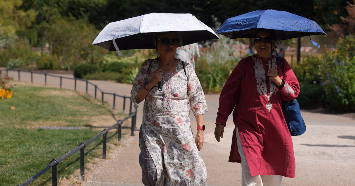 Amber heat alerts issued across England