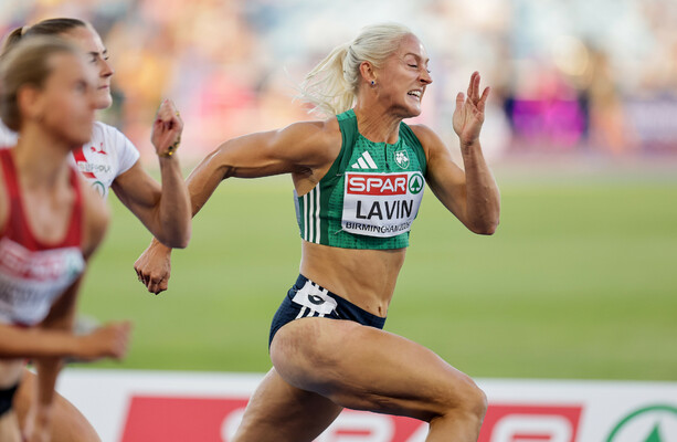 Sarah Lavin Eliminated from 100m Hurdles