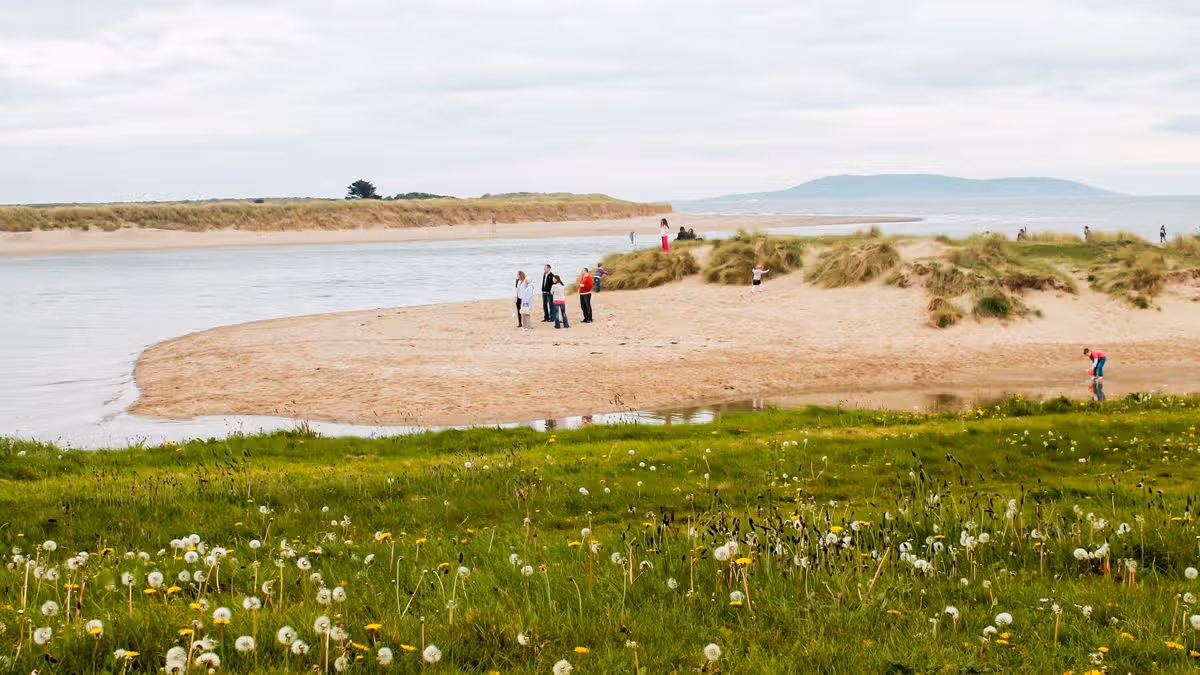 Swimming Warning at Malahide Beach
