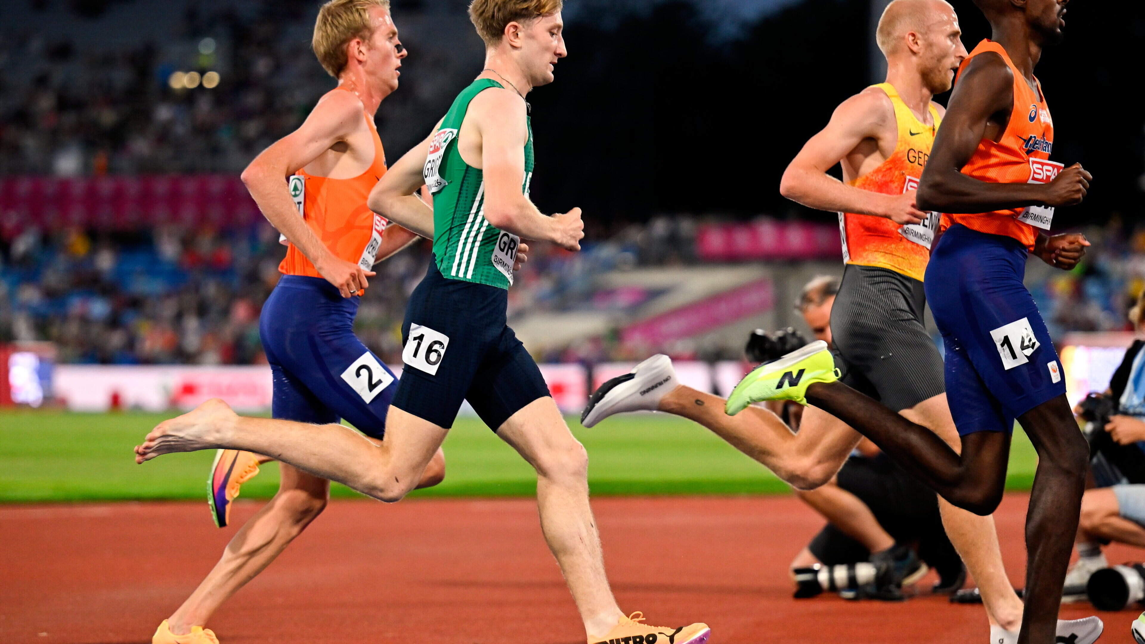 Ingebrigtsen wins 5,000m final; Griggs eighth