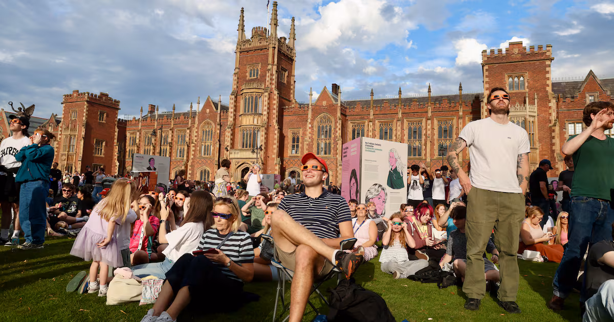 Hundreds Witness Rare Solar Eclipse in Belfast
