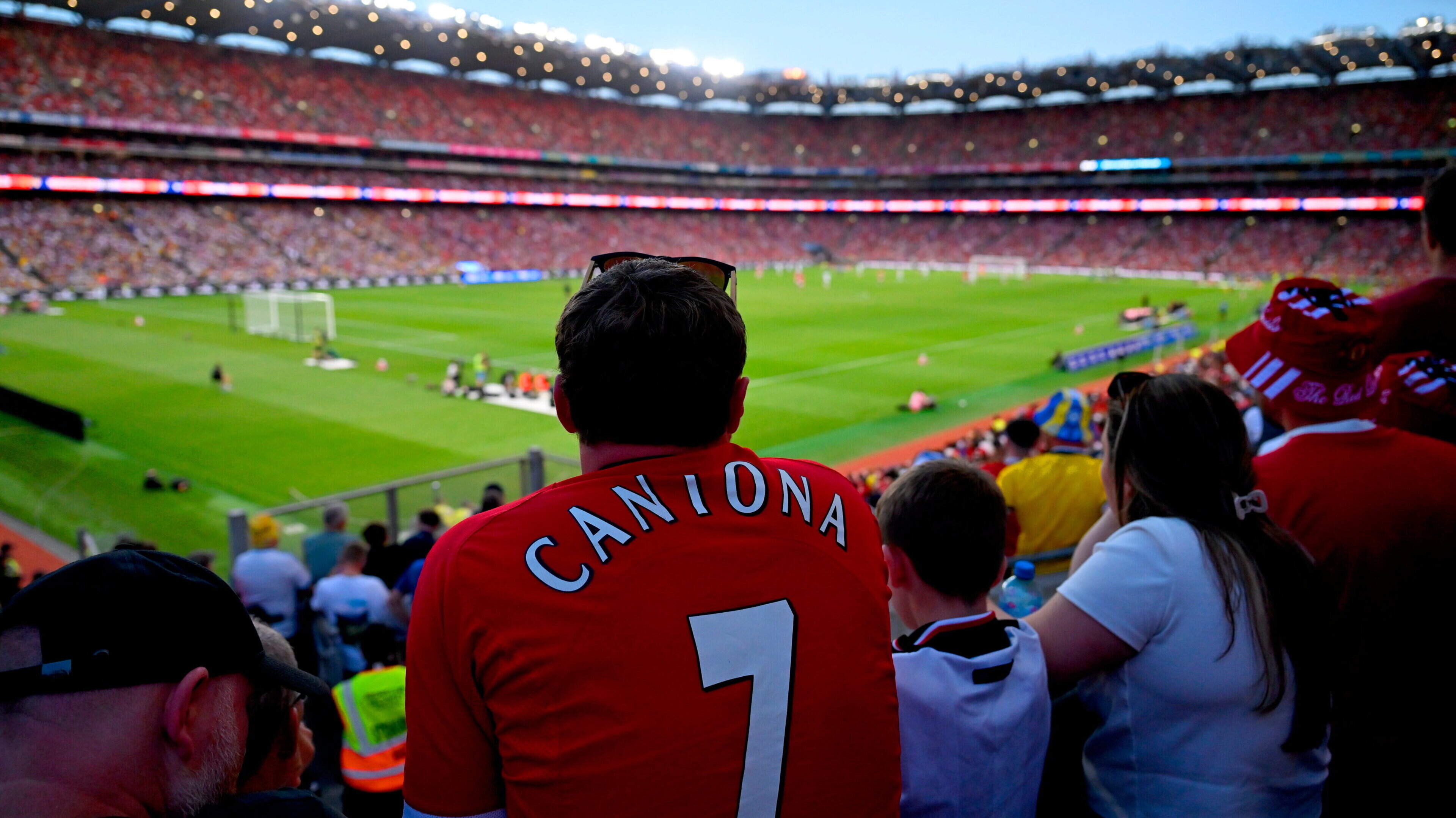 Manchester United and Leeds Eclipse Croke Park