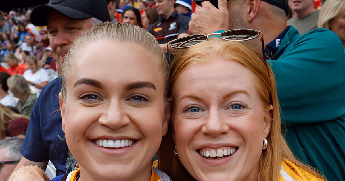 Eleanor Mallon Celebrates Antrim Camogie Victory