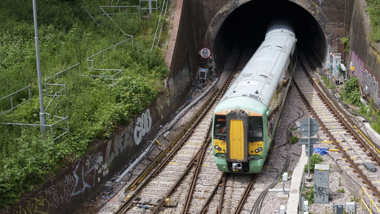 Train Derailment in Southeast England
