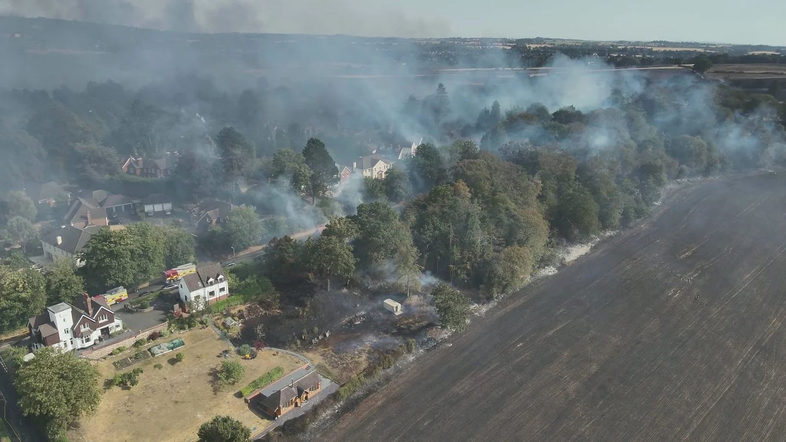 Fires Devastate Homes in West Midlands, UK