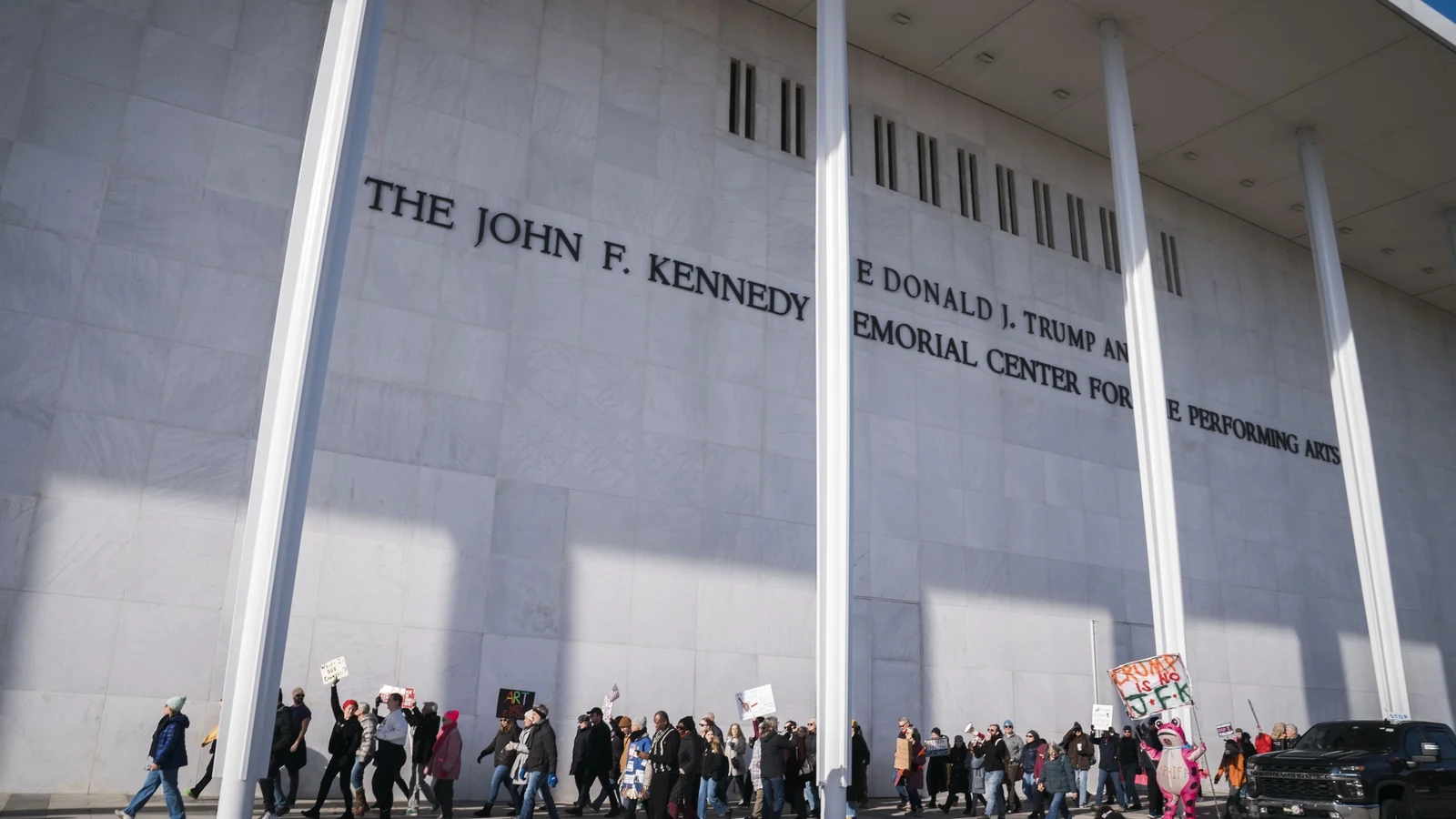 Kennedy Centre board votes to add Trump's name again