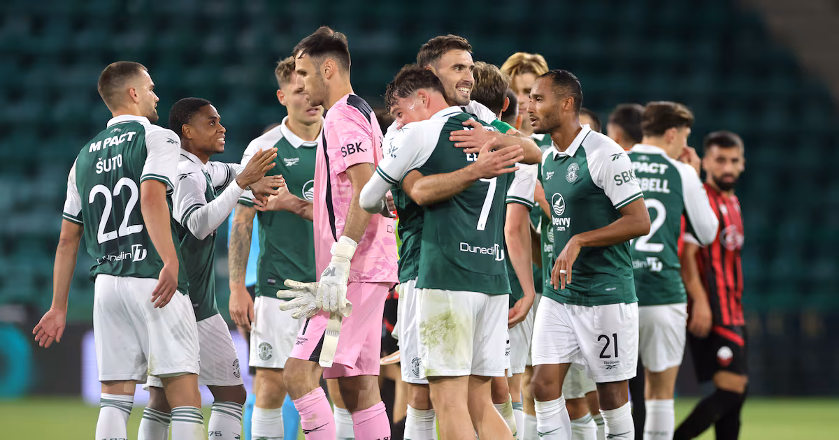 Hibernian reach Conference League play-off round