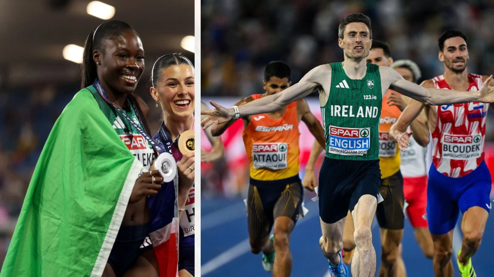 English wins gold, Adeleke takes silver at Euros