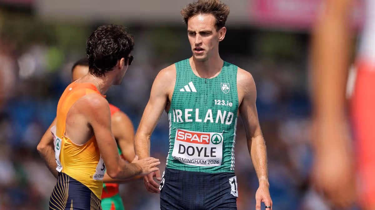 Irish runner suffers fall at European Championships