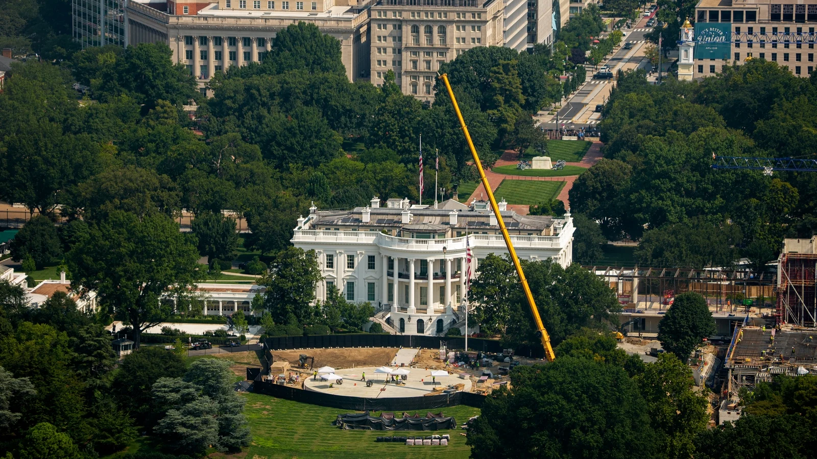 Trump Appeals Supreme Court Ruling on Ballroom Construction