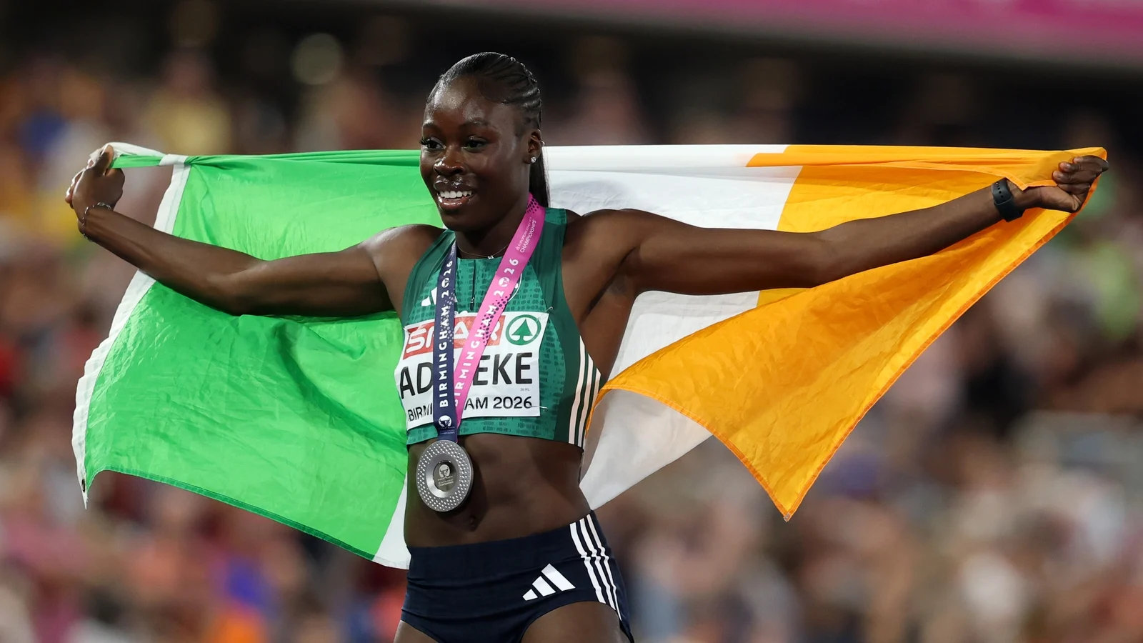 Adeleke Wins Silver Medal at European Championships