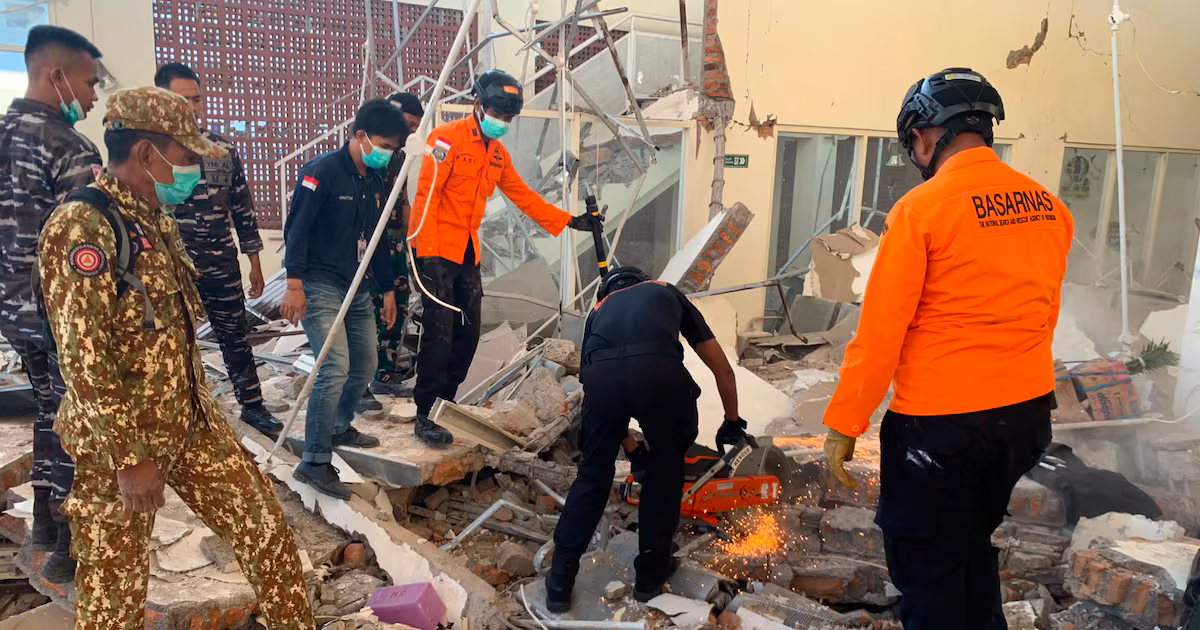 7.7 Magnitude Earthquake Strikes Indonesia