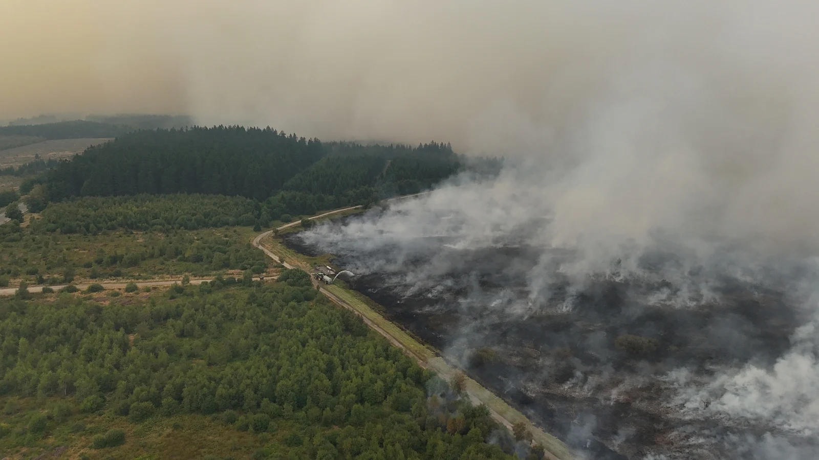 Belgium's Wildfire Nears German Border